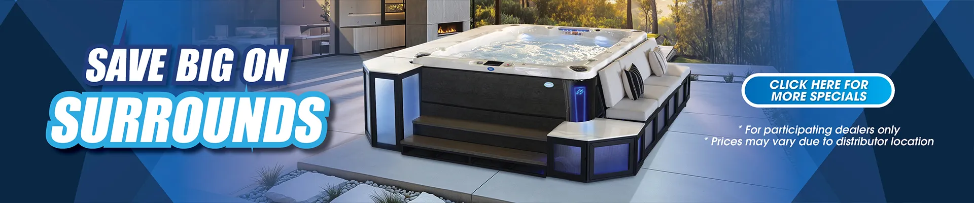 Calspas hot tub being used in a family setting - Greenwood