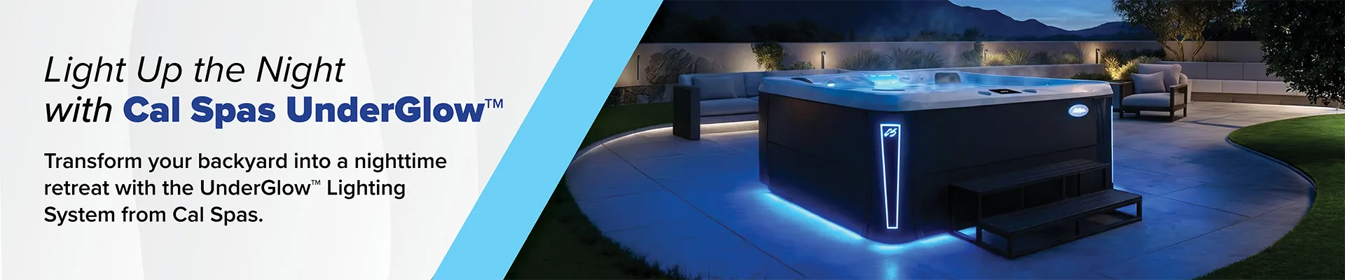 Calspas hot tub being used in a family setting - Greenwood