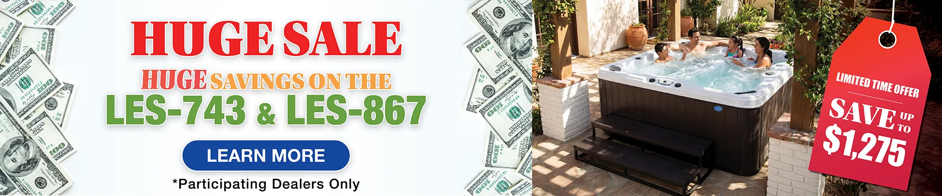 Calspas hot tub being used in a family setting - Greenwood